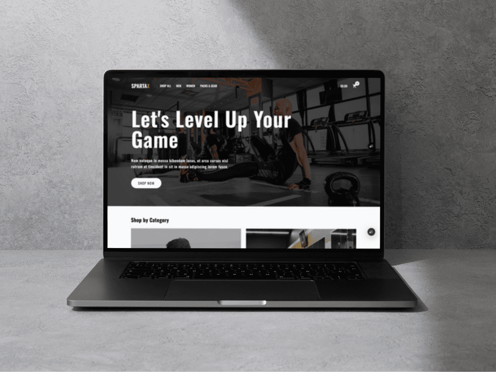 Spartax - Ecommerce Website project preview